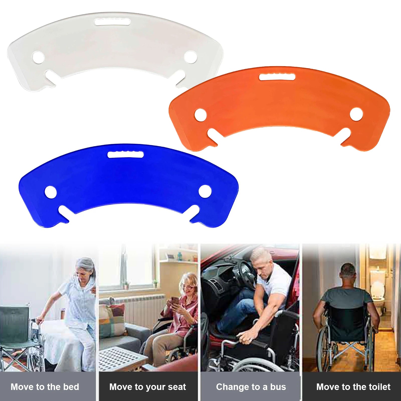 Transfer Board and Slide Board Patient Transfer Board Slide Transfer Board for Seniors Transfer To Wheelchair Bed Zpaxo