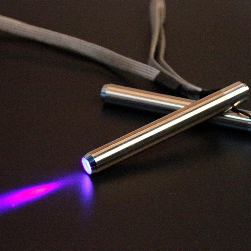 UV LED Flashlight 395nm 365nm – Portable Mini Ultraviolet Torch