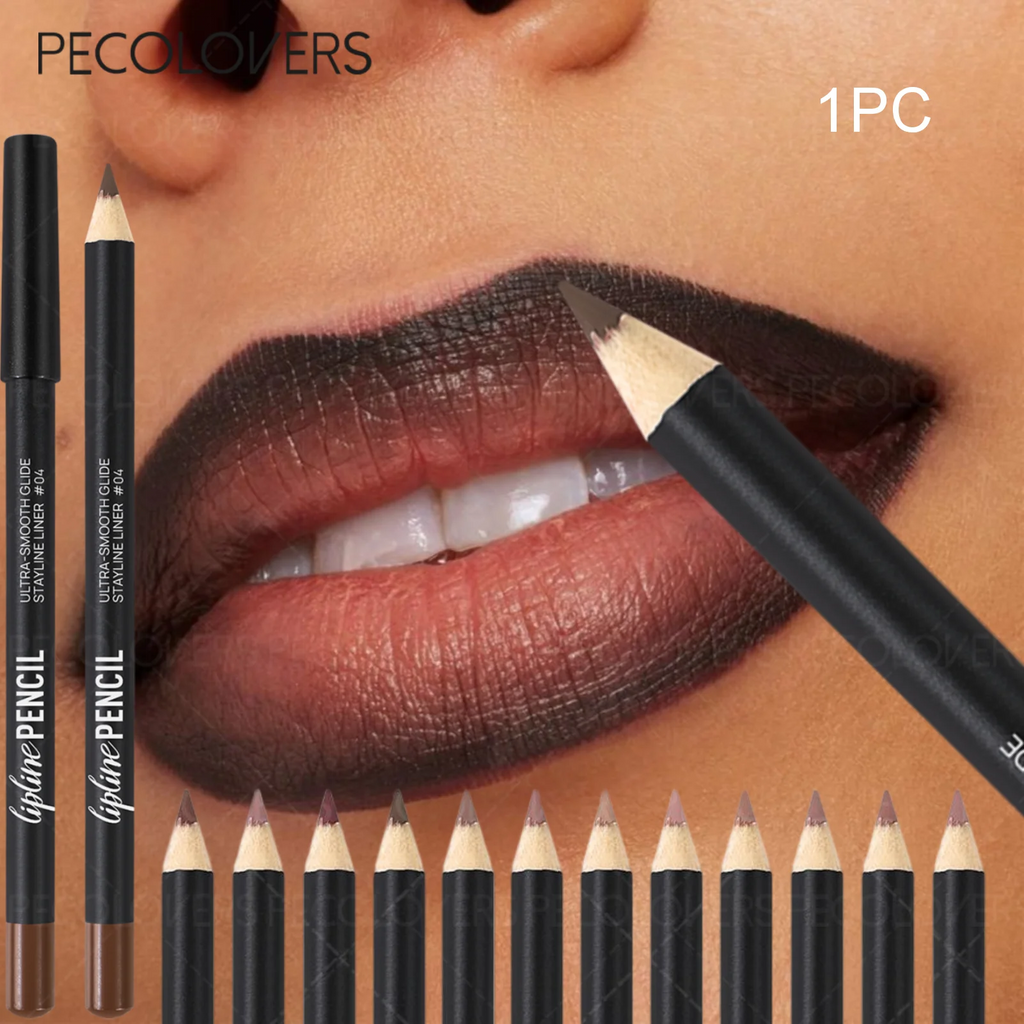 Long-Lasting Matte Lip Liner,Sweat-Resistant Smudge-Free, Durable & , Smooth Lipliner,For Makeup Newbies & Enthusiasts Zpaxo
