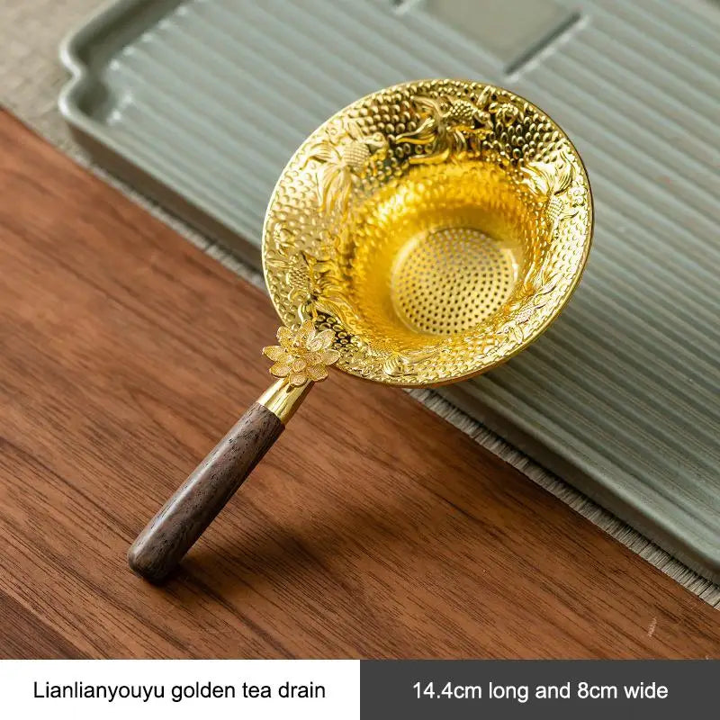 Quality Metal Mesh Tea Strainer Stainless Steel Filter Sieve Teaware Lace Tea Drain Useful Tea Infusers Kitchen Accessories Zpaxo A3