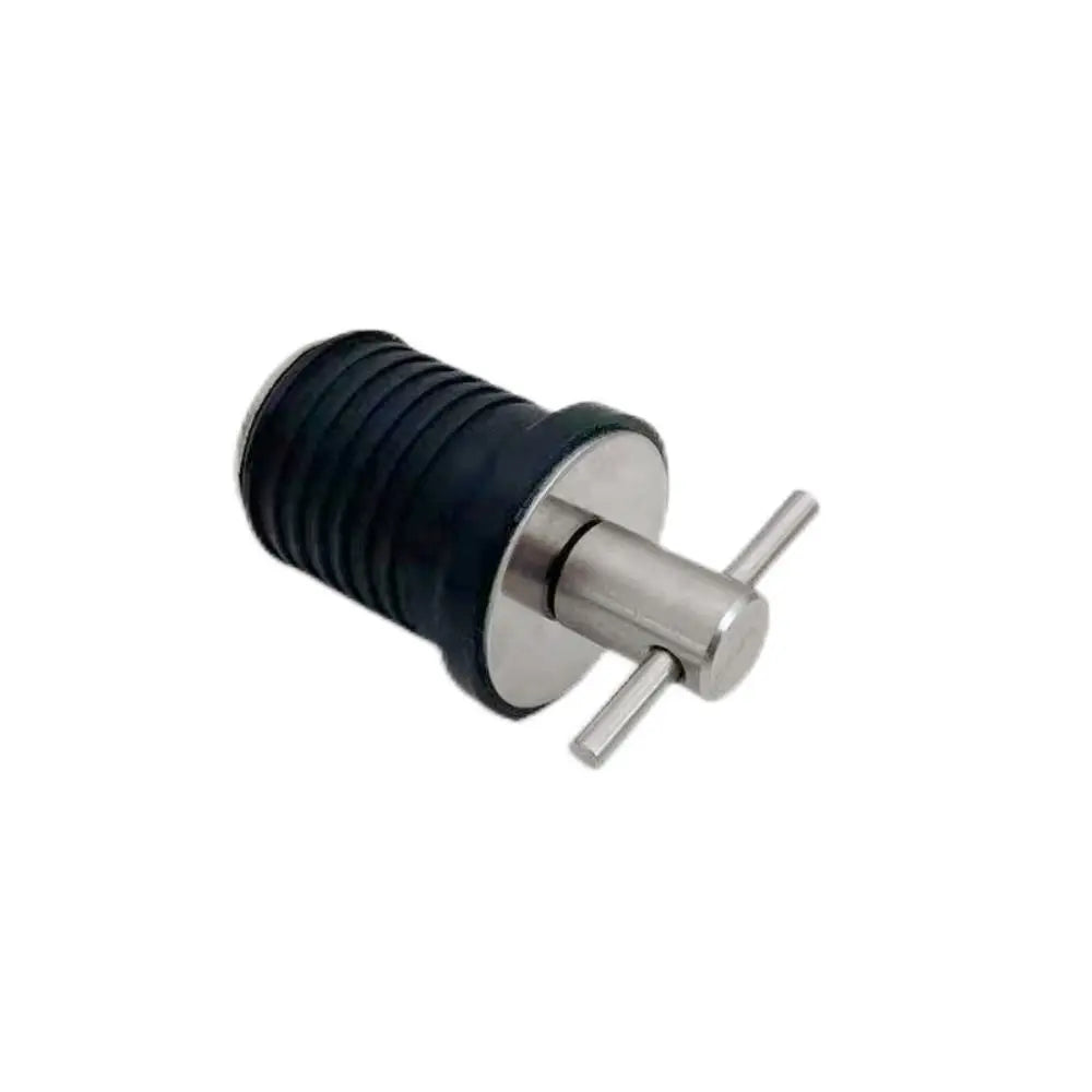 T-handle Boat Drain Plug Brass Stainless Steel Handle Twist Turn Zpaxo Stainless steel 32mm