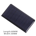 Solar Panel 5V 60MA Mini Charging Generating Electricity Zpaxo One size