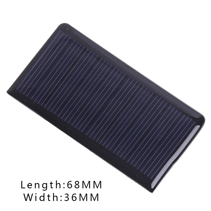 Solar Panel 5V 60MA Mini Charging Generating Electricity Zpaxo One size