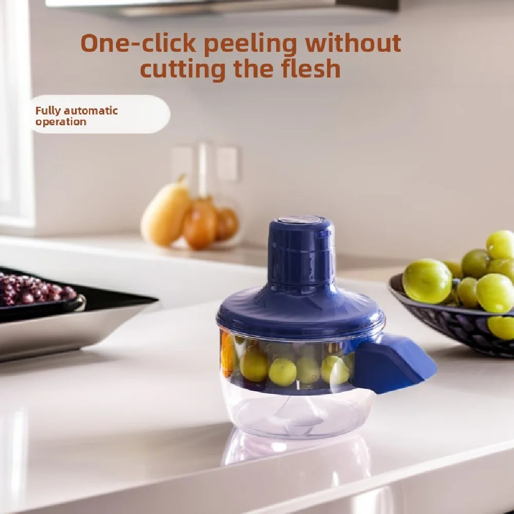Fruit and Vegetable Peeler Grape Peeler Electric Peeling Machine for Milk Tea Shops One-Touch Peeling Zpaxo