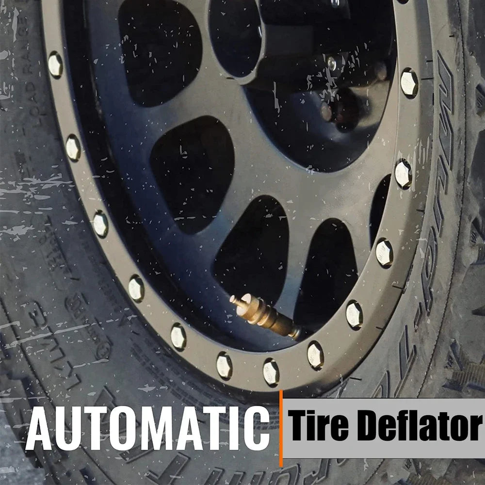 Universal Brass Tire Deflators – Automatic 6-30 PSI Offroad Kit