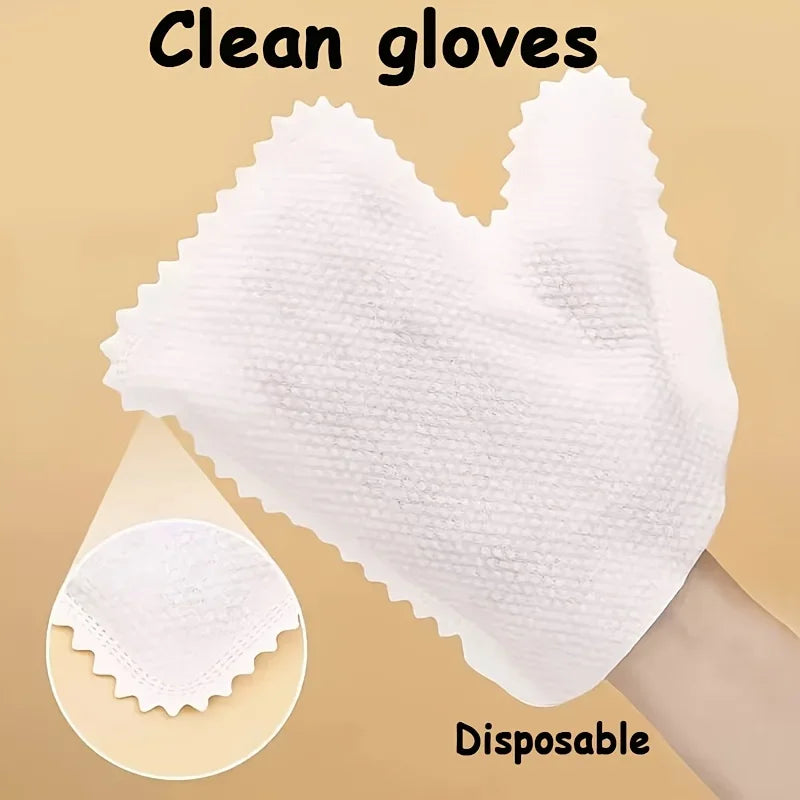 Disposable Non-Woven Cleaning Gloves – Wet & Dry, 10/30/50 Pack