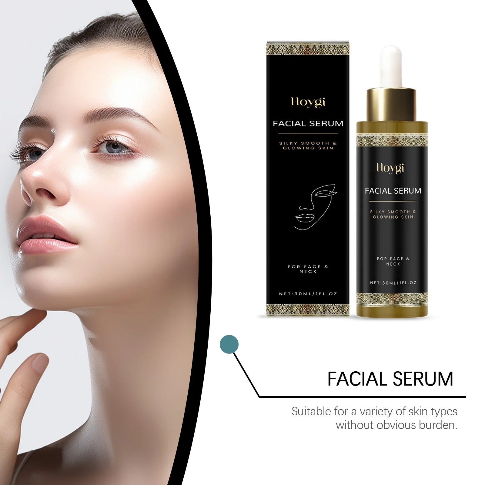 Hoygi Facial Essence Serum – Moisturizing & Radiance Boost Facial Essence Serum Zpaxo