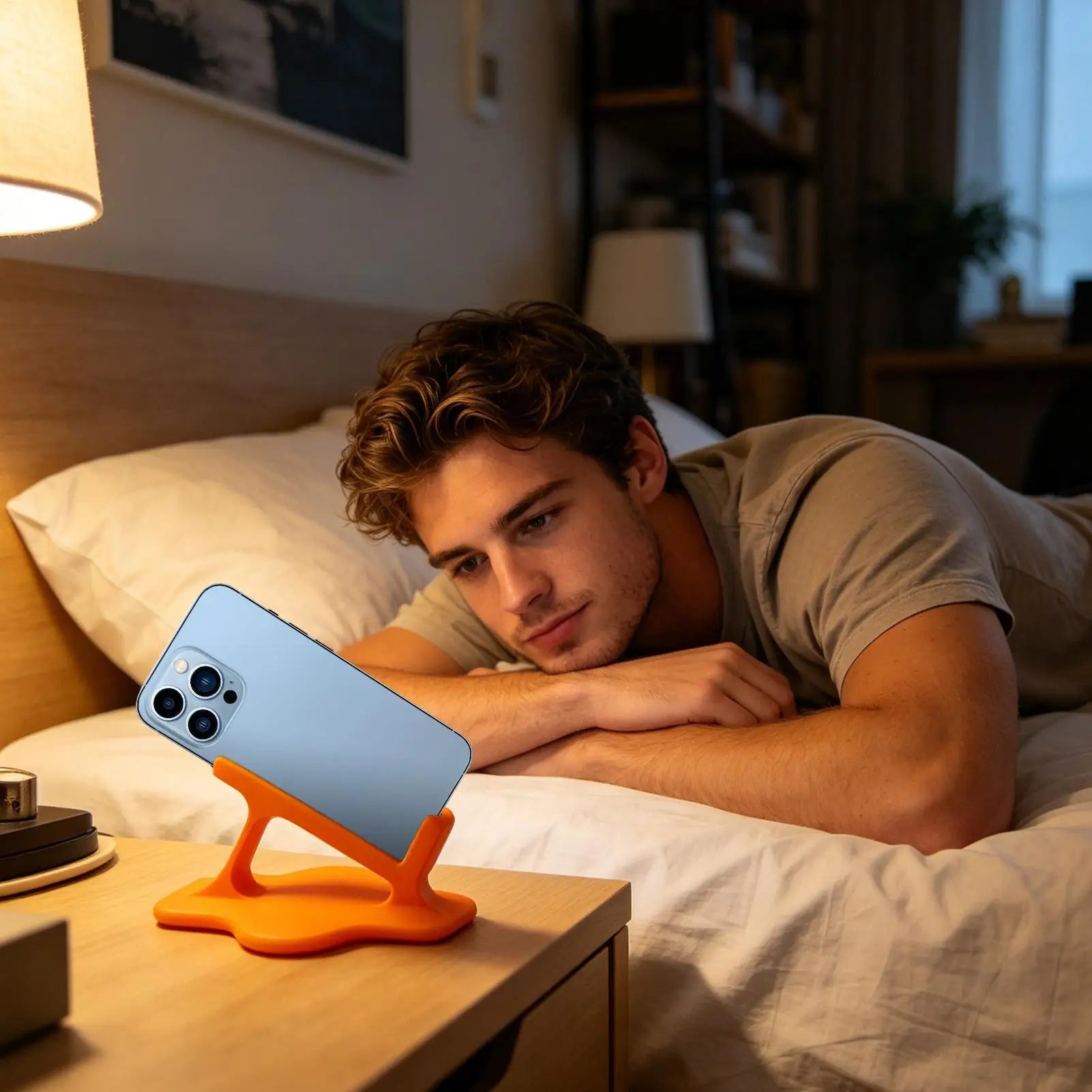 Cell Phone Holder Bed Side Lying 3D Printing Universal Portable Stand