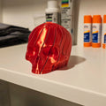 3D Printed Articulated Skull Fidget Toy Flexible Extendable Skeleton