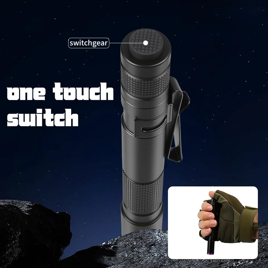 UV Flashlight 395nm – Portable Aluminum Alloy UV LED Torch