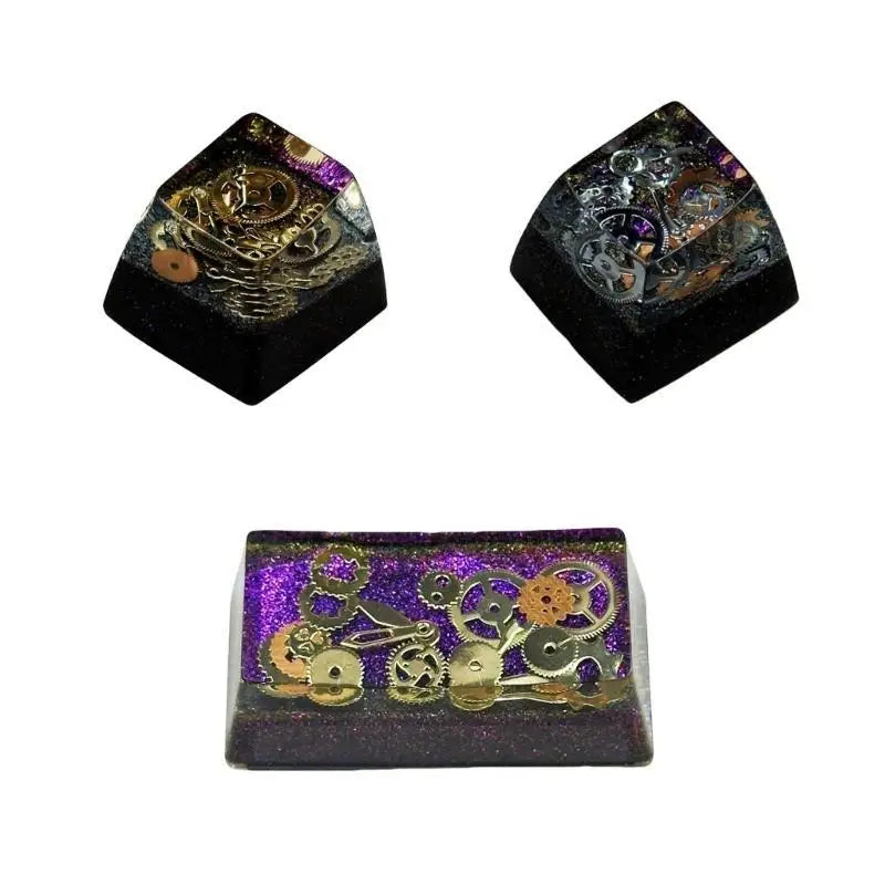 652F Clear Resin Keycap OEM Height for MX Mechanical Keyboard KeyCaps Enthusiasts Zpaxo