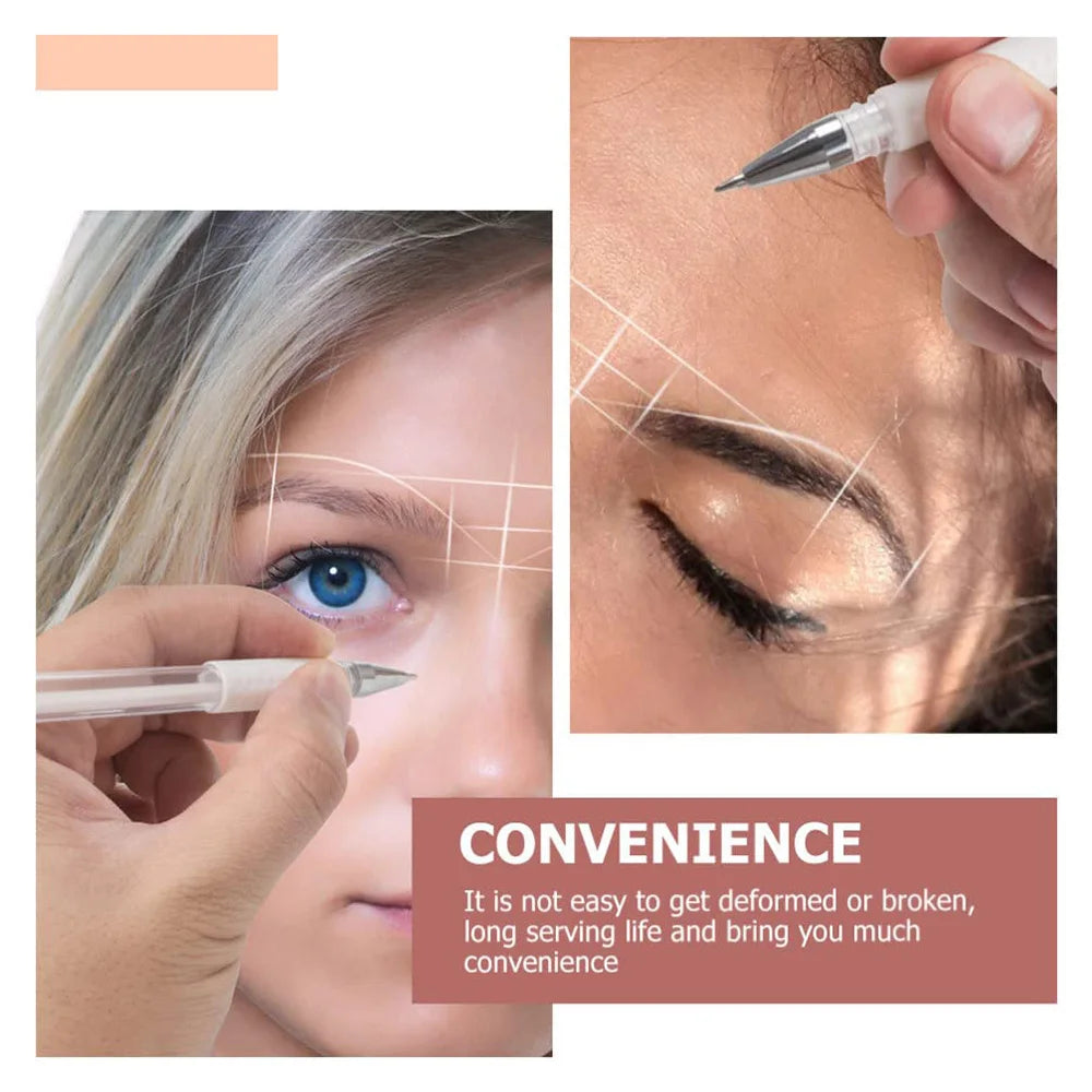 White Eyebrow Microblading Marker Pen Skin Permanent Makeup Tattoo Zpaxo