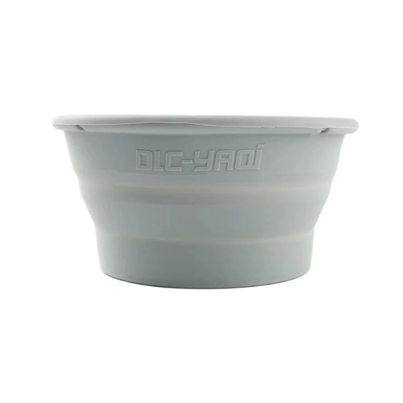 Yaqi Collapsible Silicone Shaving Bowl for Travel | Gray Shaving Bowl Zpaxo