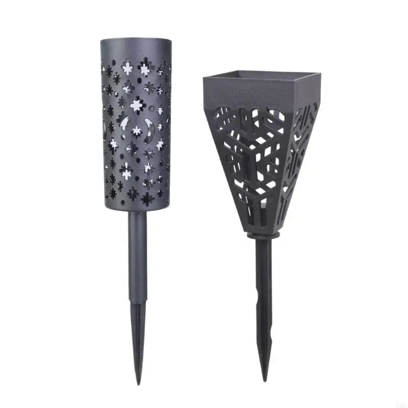 Cemetery Vase Decorative Plastic Cone Shaped for Lawn and Graveyard with Drainage Hole Grave Decoration Zpaxo