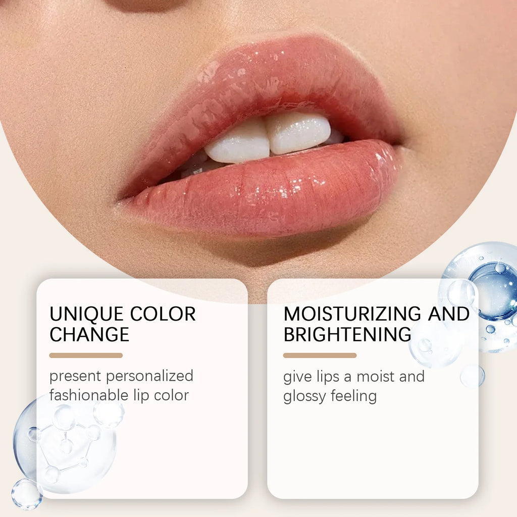 Hoygi Gold Foil Color Changing Lip Balm – Moisturizing Tint Color Changing Lip Balm Zpaxo