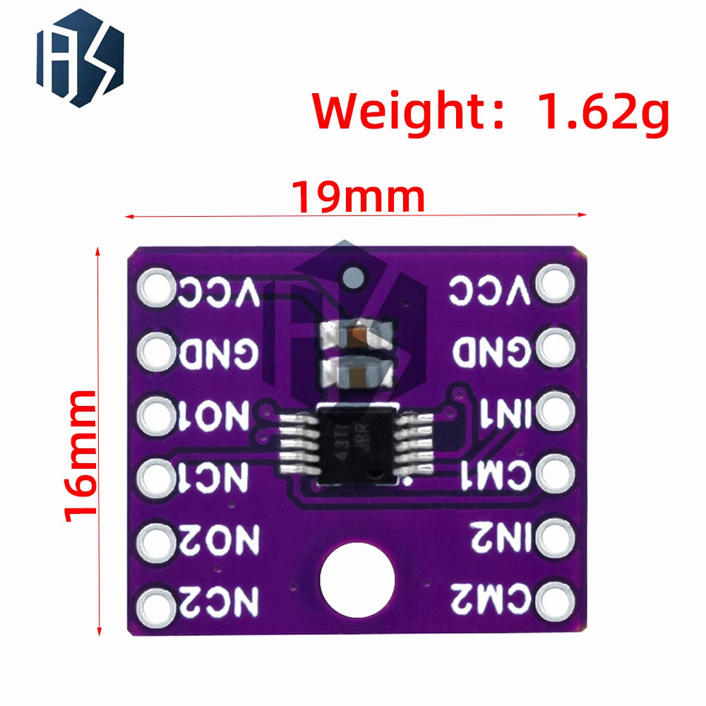 TS5A23157 CJMCU-23157 Dual Channel 10Ω SPDT Analog Switch Module Development Board for Arduino Zpaxo