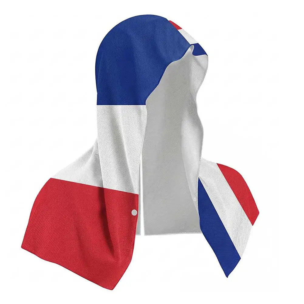 Country Quick Dry Shawl Sports Coldproof Hooded Headband Camping Gym Wipe Sweating Cooling Towel Sunscreen Quick Dry Head Cover Zpaxo Country10