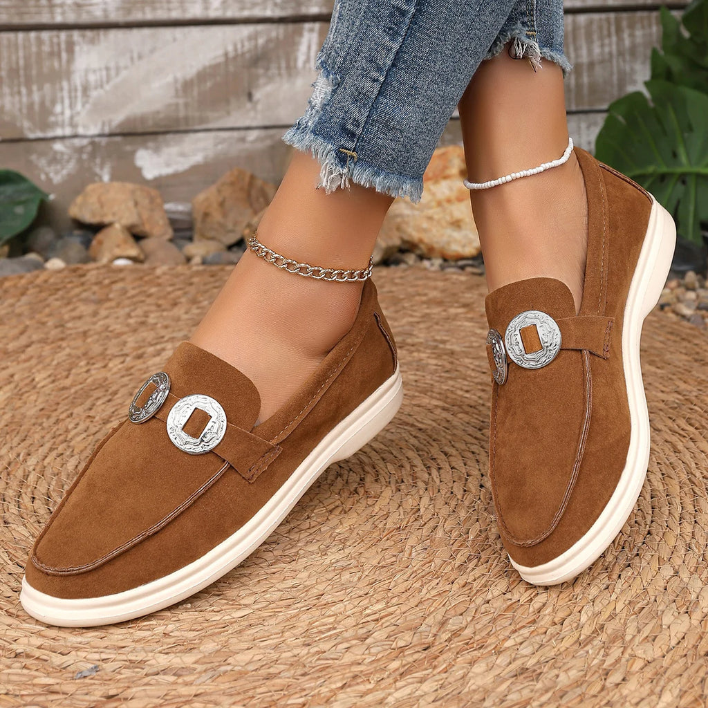 Women Loafers 2025 new Slip on Flats Shoes Ladies Brand Spring Autumn Casual Flat Shoes Plus Size Comfortable Sneakers Women Zpaxo