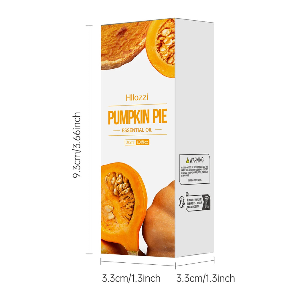 30ml Pumpkin Pie Essential Oil for scalp care, eyelashes, nail care, aromatherapy, humidifier, diffuser, soap making, DIY Zpaxo