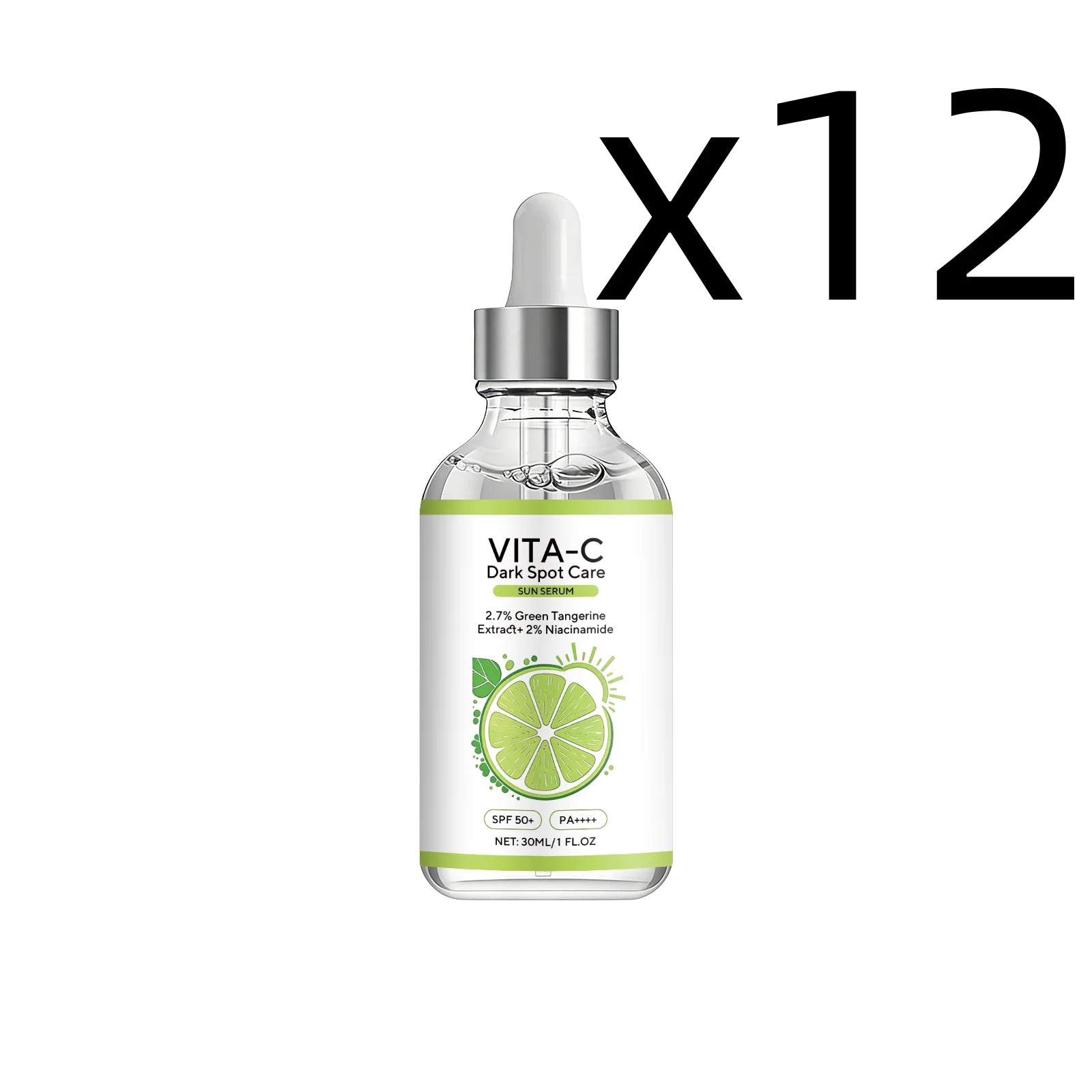 Vitamin C Sunscreen Essence – Brighten & Fade Spots | 30ml Brightening Sunscreen Serum Zpaxo 30ml X 12PCS
