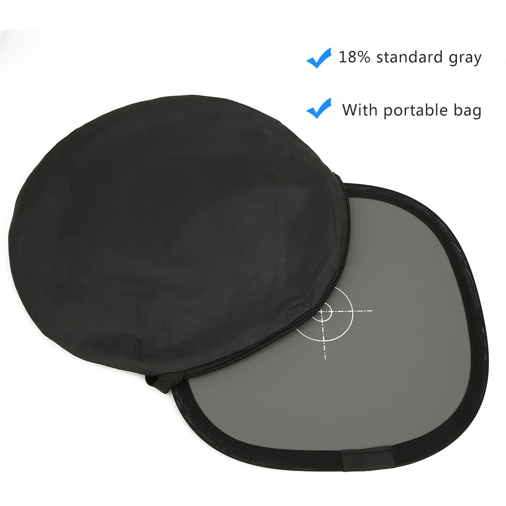 Portable 18 Gray White Balancing Card Double Sides Focusing Board
