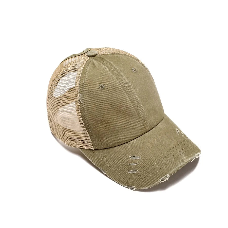Ponytail Baseball Cap – Breathable Quick-Dry Sun Hat