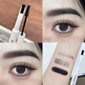 Dual-ended Orange Brown Dyeing Eyebrow Cream Mascara Tattoo Tint