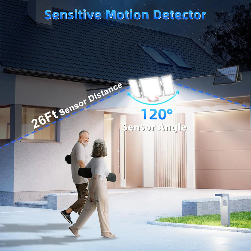 Solar Wall LED Lamps Home Bright Garden Light Outdoor Lighting Zpaxo