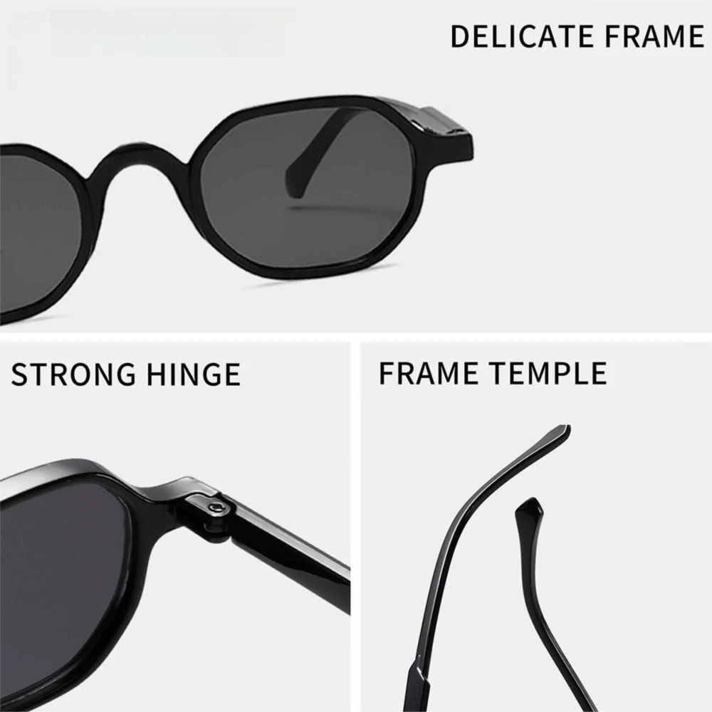 UV375 Protection Ocean Lens Sunglasses Square Shape Y2K Driving Sun Glasses Outdoor Sports Small Frame Sunglasses for Women Men Zpaxo