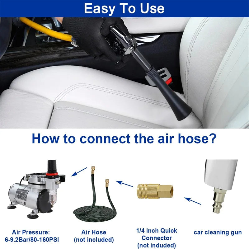 Tornador Air Blow Car Wash Gun 0 4Mpa-10Mpa Pressure Interior