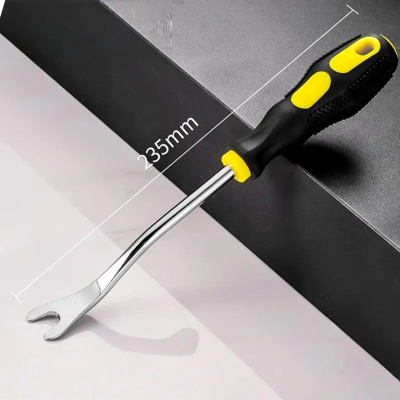 A45 Carbon Steel Nail Puller – Screwdriver-Style Pry Tool
