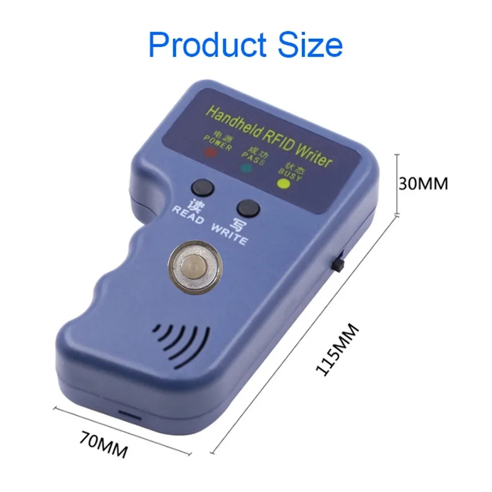 RW1990 TM rfid copier cloner TM1990 ibutton DS-1990A I-Button Handheld 125KHzT5577EM4305EM4100Keys Tag Card duplicator Reader Zpaxo