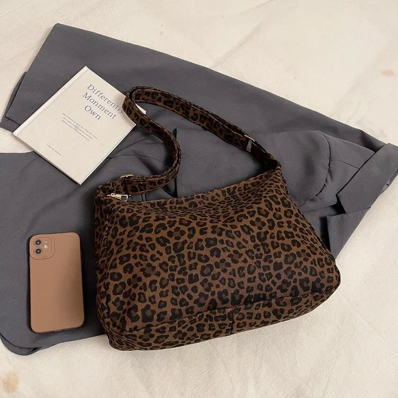 Trendy Casual Soft Textile Women's Shoulder Bag Large Capacity