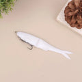 12 Soft Bass Fishing Wobblers Double-section T-tail Lure Maritime Boat Zpaxo A2