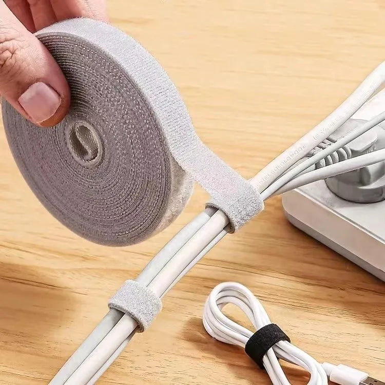 Cable Organizer Management Wire Winder Tape Earphone Mouse Cord Ties Zpaxo