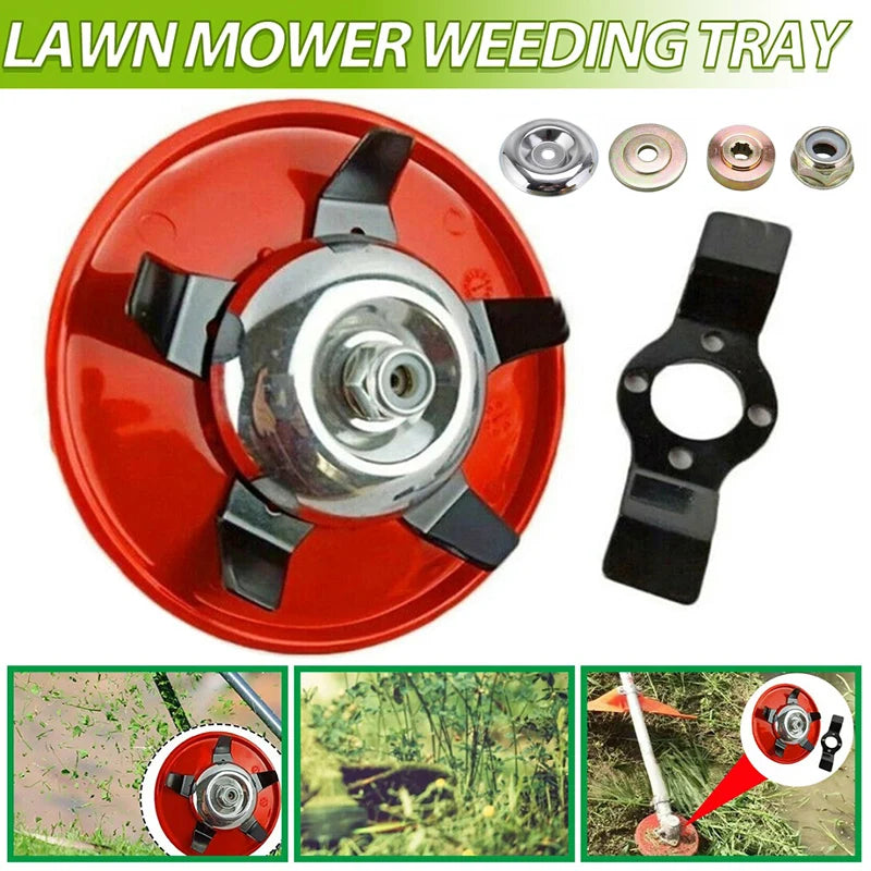 Dual-use Weeder Plate Blades Lawn Mower Grass Eater Trimmers Head