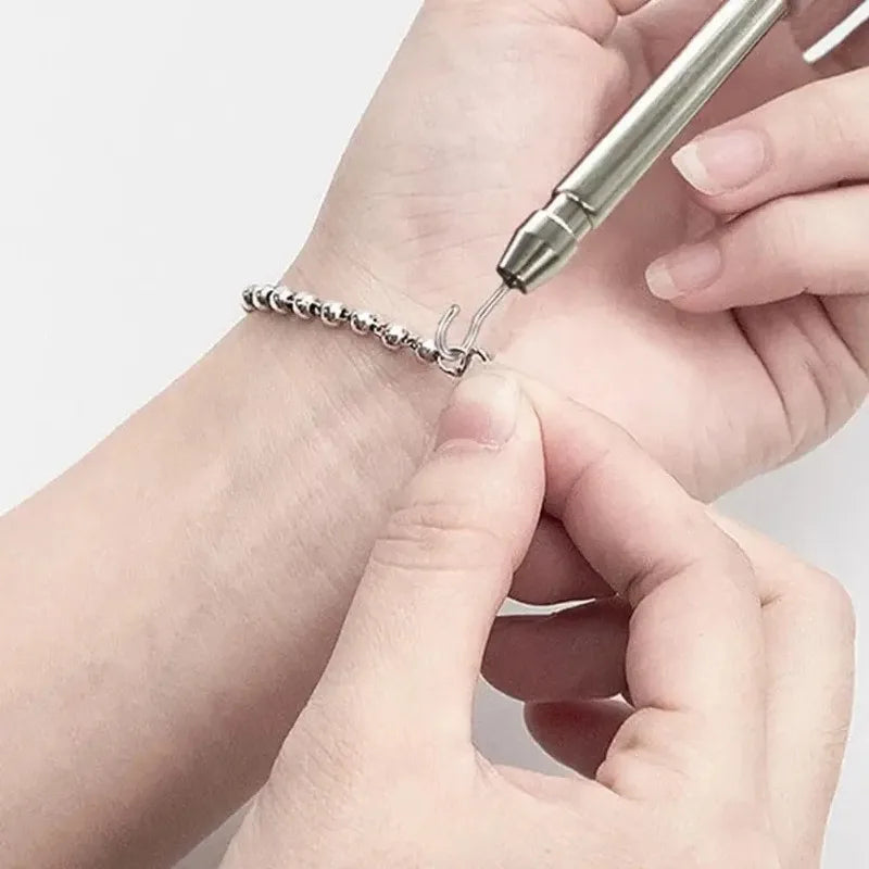 Jewelry Bracelet Necklace Clasp Hook Fastener – One-Hand Aid Tool Jewelry Wearing Aid Zpaxo
