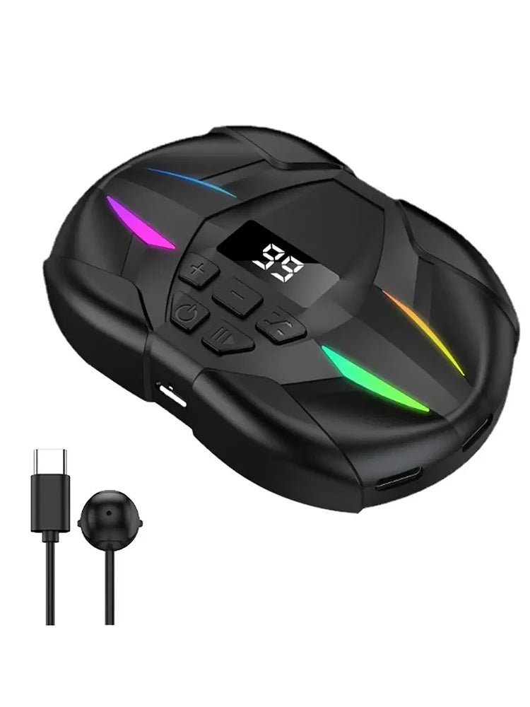 Mobile Phone Screen Auto Clicker Adjustable Game Clicker with Digital Display & RGB Light for Games Live Broadcasts Likes Reward Zpaxo