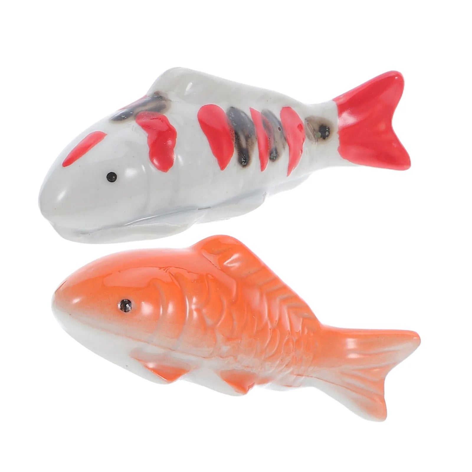 Floating Ceramic Fish Statue Bathtub Garden Pond Aquarium Decor
