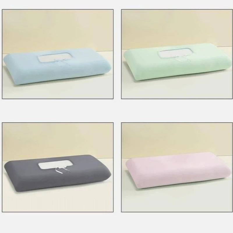 Summer Cooling Pillowcase Silk Breathable Soft Case Open Elastic Edge