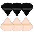 2 Triangle Powder Puff Loose Liquid Cosmetic Soft Plush Makeup