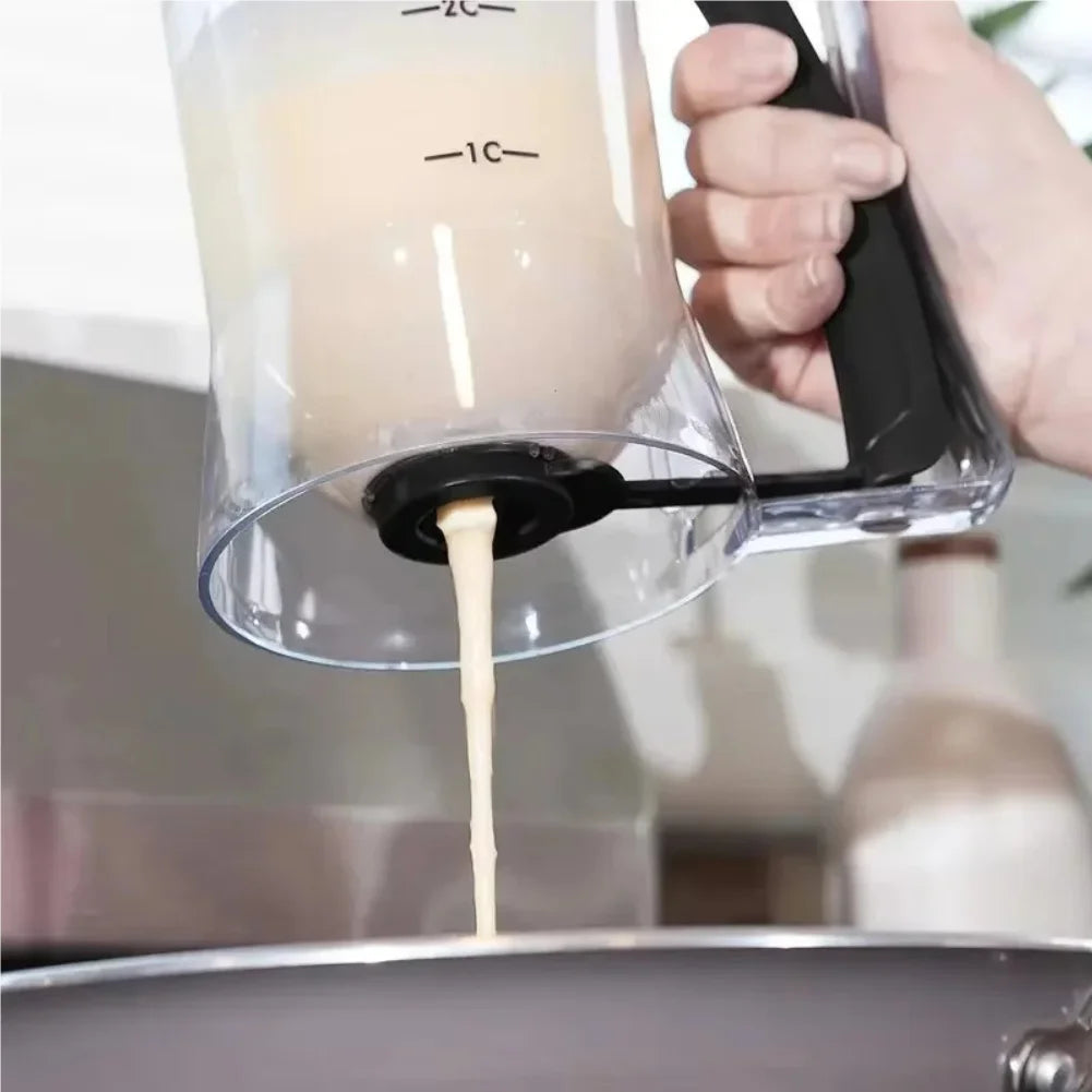 Cupcake Batter Dispenser - Designed for Easy Pouring - Non-Stick And Space-Efficient Ideal for Making Waffles Cakes and Pancakes Zpaxo