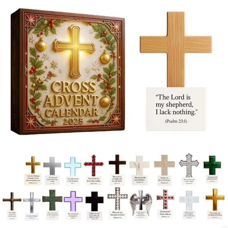 Christmas Tree Crosses Ornament 24 Day Devotional Advent Calendars