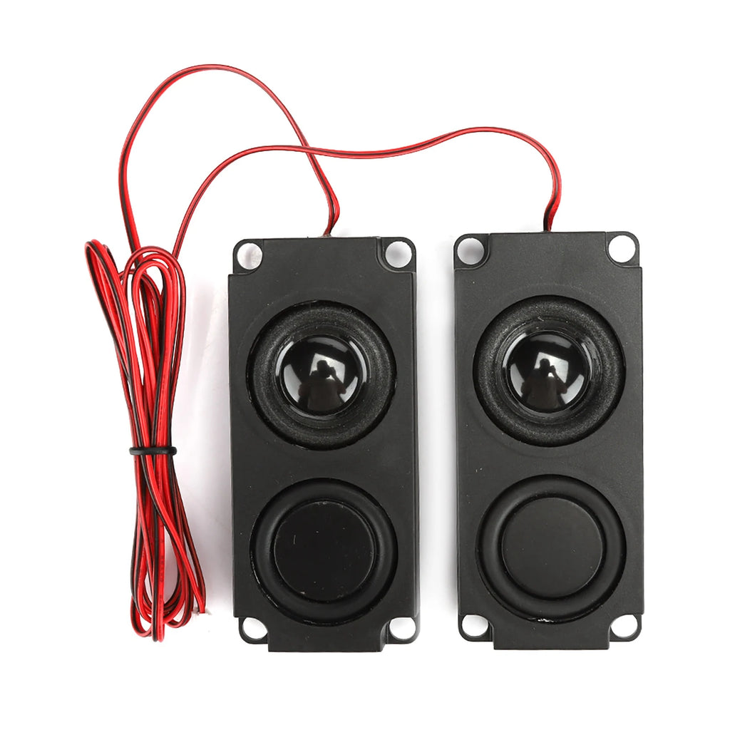 8Ω 5W Loudspeaker Magnetic Dual Speaker Heavy Bass Audio Cavity 40mm Portable Speaker for TV Monitor Zpaxo Default Title