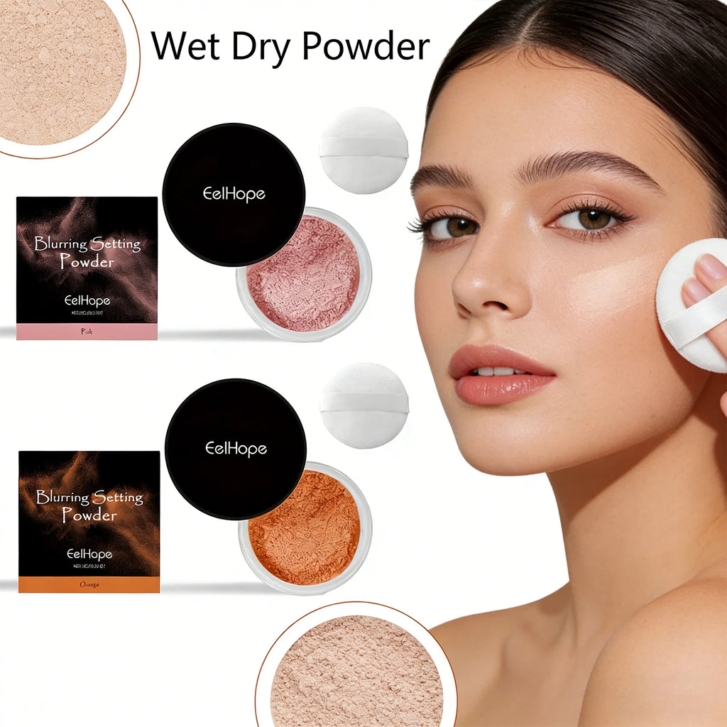 Two In One Wet Dry Powder Compact Natural Lightweight Matte Long Lasting Non Fading Sunscreen Anti Inflammatory Oil Control Zpaxo