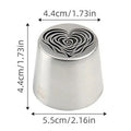 Utensils Baking Cake Tool Stainless Steel XL Heart Rose Flower Zpaxo onesize