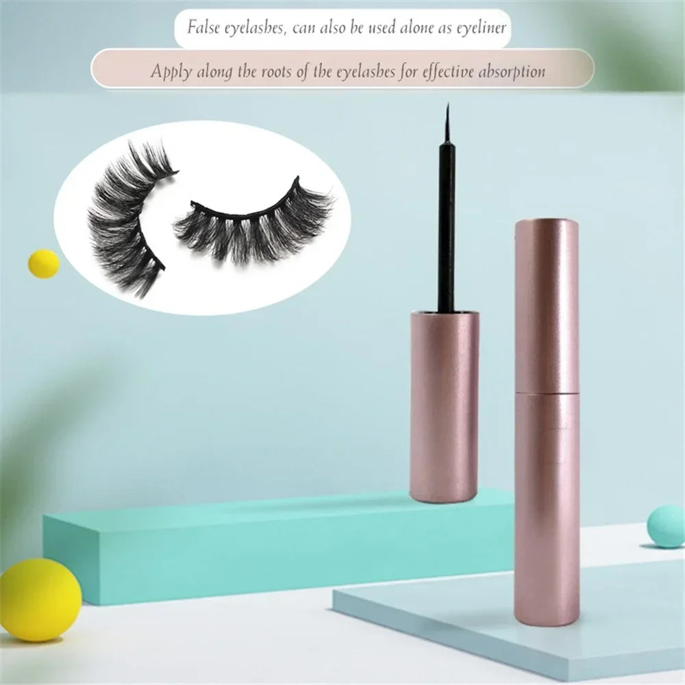 3D Magnetic Eyelashes Waterproof Lasting Naturally Eyeliner Magnet Zpaxo