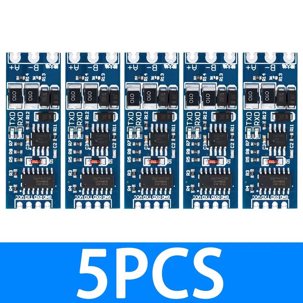 TTL Turn RS485 Module 485 Serial UART Level Mutual Conversion Zpaxo 5pcs