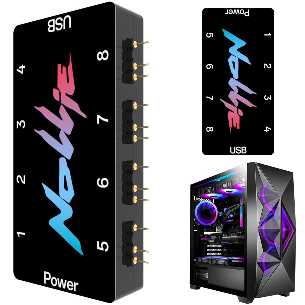 Nollie SignalRGB OpenRGB Universal 5V 3PIN ARGB Asynchronous