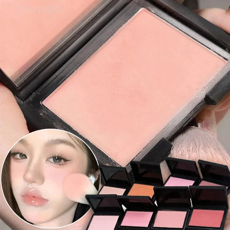 Monochrome Matte Blusher Palette Soft Silky Cheek Natural Facial